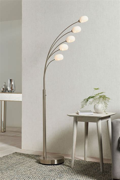Buy Gallery Home Silver James 5 Bulb Floor Lamp from the Next UK online ...