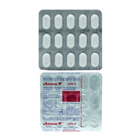 Buy Acenac-P Tablet online | Uses, Side Effects, Price and substitutes ...