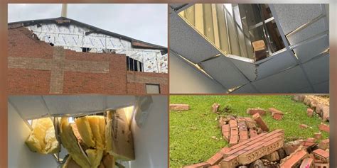 Church majorly damaged in Monday’s storms
