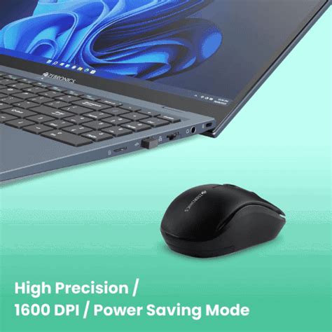 Zebronics Dash Plus Wireless Mouse 2.4GHz High Precision with up to ...