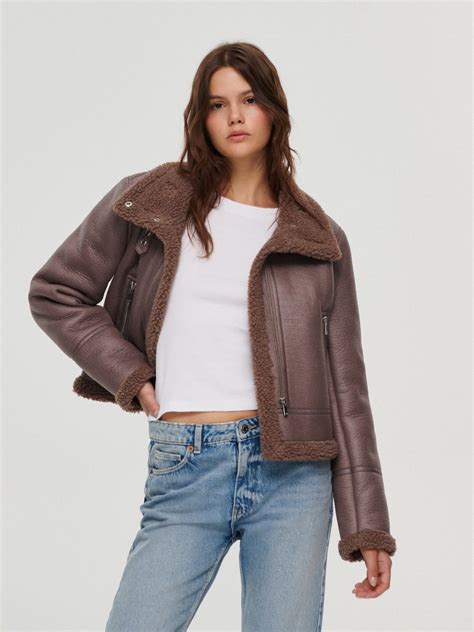 Jakna sa kragnom boja bež - HOUSE - 1883W-08X