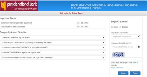 PNB SO Admit Card 2023 Out, Download PBN SO Call Letter
