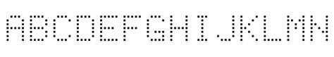 Image result for Dot-Matrix Normal Font