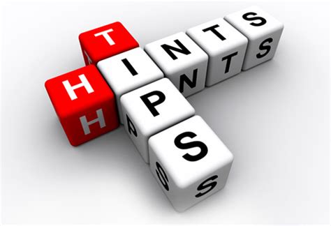 Image result for Hints Test Tips