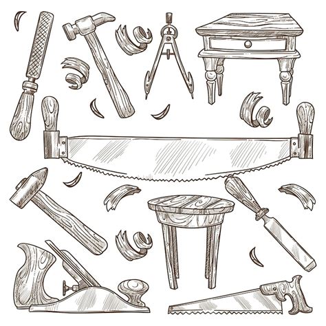 Woodworking craft outline Images - Free Download on Freepik