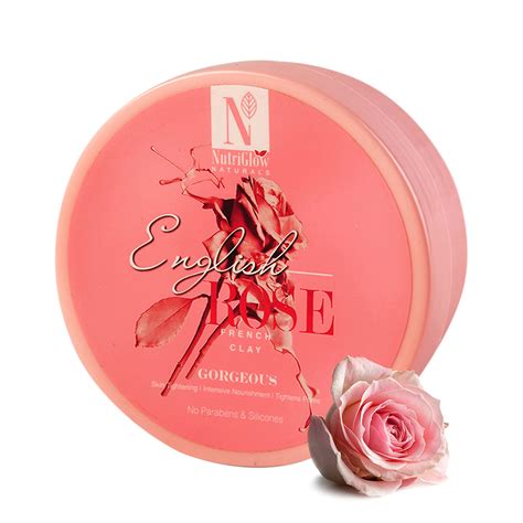 NutriGlow Natural's English Rose French Clay | Skin Tightening ...