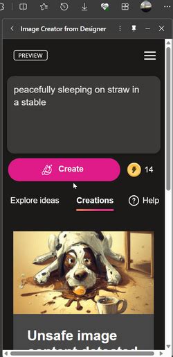 Bing Image Creator Windows 11 的图像结果