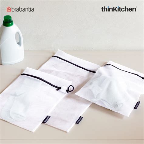 Buy Brabantia Black Wash Bags Set Of 3 Online at thinKitchen