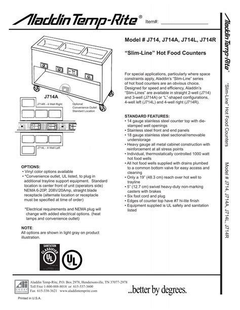 View - Aladdin Temp-Rite
