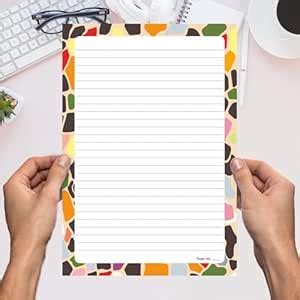 VividPrint Ruled Project Papers Single Sided Ruled Designer Sheet ...