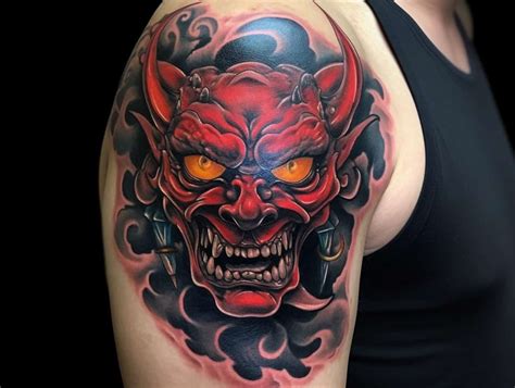 Oni Mask Tattoo Meanings & Symbolism (Powerful)