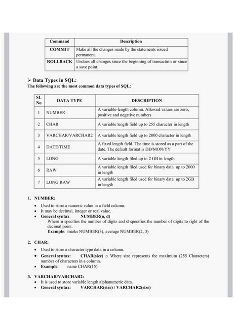 Image result for Best SQL Notes.pdf