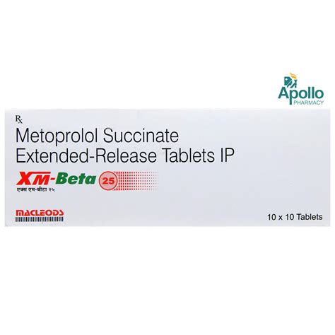 XM-Beta 25 Tablet | Uses, Side Effects, Price | Apollo Pharmacy