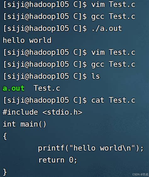 Linux C Program 的图像结果