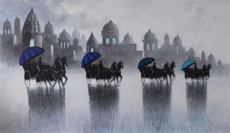 Buy Original Rhythmic Monsoon Ride 2 Painting online By Somnath Bothe ...