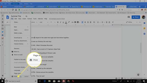 How to Make Google Docs Landscape
