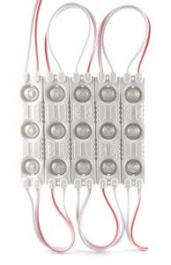 SAMAES 5 Pics 3led Injection Module 12V DC Cool White Color LED Light ...