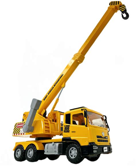 Big Daddy Kid Extra Large Crane Truck With Extendable Arms & Lever To ...