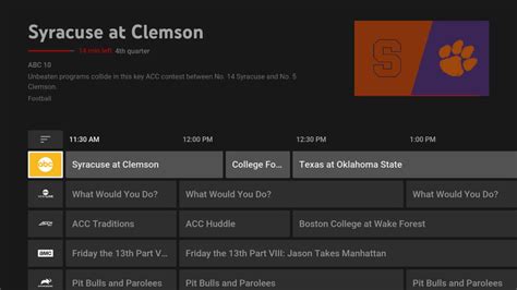 YouTube TV Program Guide 的图像结果