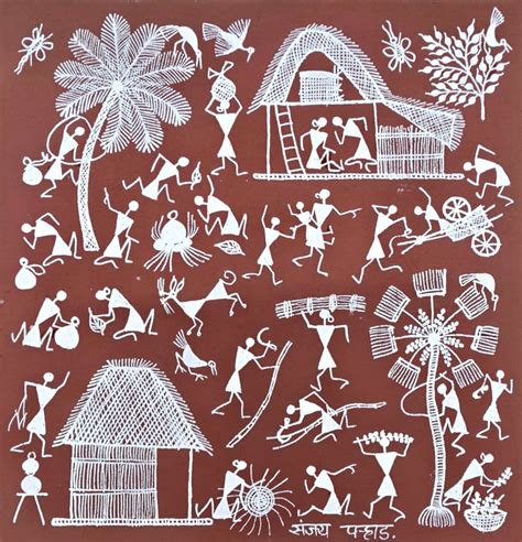 Warli Paintings of Maharashtra | Buy Warli Art Online – ArtZolo.com