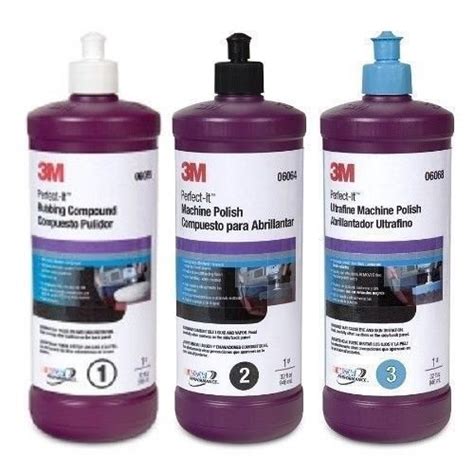 1Pk - 3M - Perfect It Buffing & Polishing Compound 06085 06064 06068 ...
