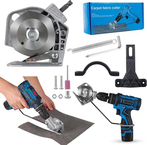 Amazon.com: Electric Drill Fabric Cutter, Electric Rotary Fabric Cutter ...