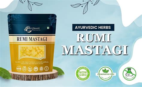 Buy Birju Mahavir RUMI MASTAGI - MASTIC GUM - PISTACIA LENTISCUS, Multi ...