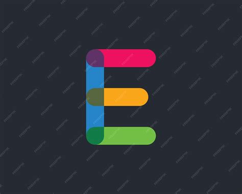 Premium Vector | E alphabet logo design vector