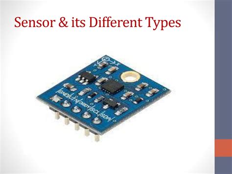Different Sensor Types 的图像结果