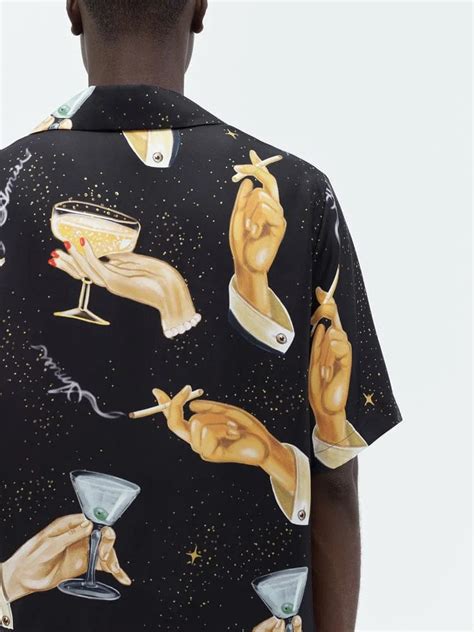 Buy-Amiri Champagne Print Bowling Shirt – FASHION MYST