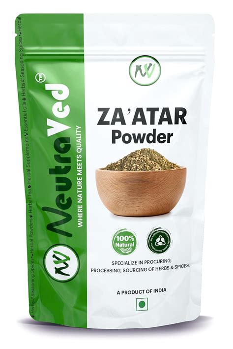 NeutraVed Zaatar Powder - Middle Eastern Spice Blend - 100g : Amazon.in ...