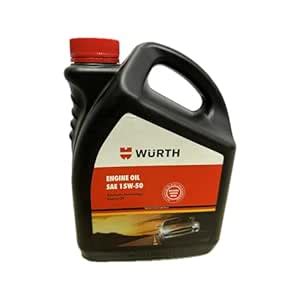 Wuerth 15W50 Api Sj Engine Oil for Bike & Car (2. 5 L) : Amazon.in: Car ...