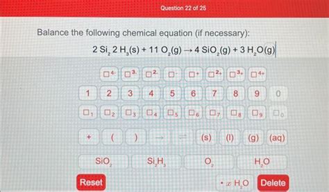 How to Balance Si3h3 O2 SiO2 H2O by Algebically 的图像结果