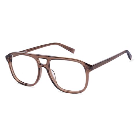 Buy Brown Transparent Full Rim Square John Jacobs Rich Acetate JJ ...