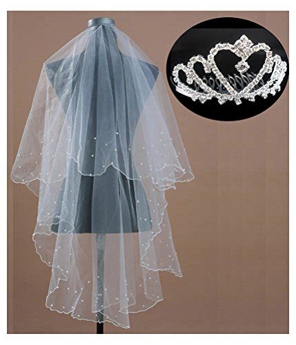 Buy Belle House First Communion Veil and Tiara Crown for Flower Girls ...