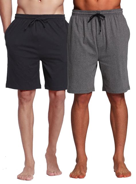 CYZ Men's Sleep Shorts - 100% Cotton Knit Sleep Shorts & Lounge Wear ...