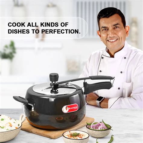 Wonderchef Taurus Hard Anodized Pressure Cooker - Non Stick, Induction ...