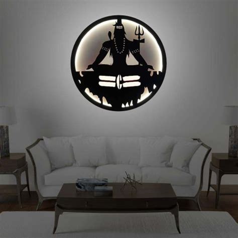 XAZE CRAFT Lightning Lord Shiva LED Wall Decor Price in India - Buy ...