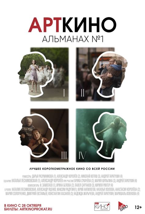 Фестиваль Арткино. Альманах №1 в кино - расписание сеансов в Москве