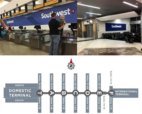 Southwest airlines Atlanta Hartsfield airport terminal ATL map