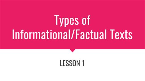 Image result for Factual Text Types Examples