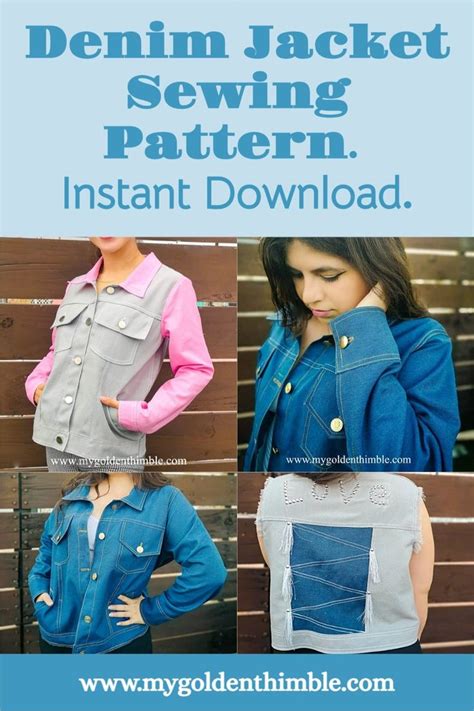 Image result for Pattern for Making Denim Jacket