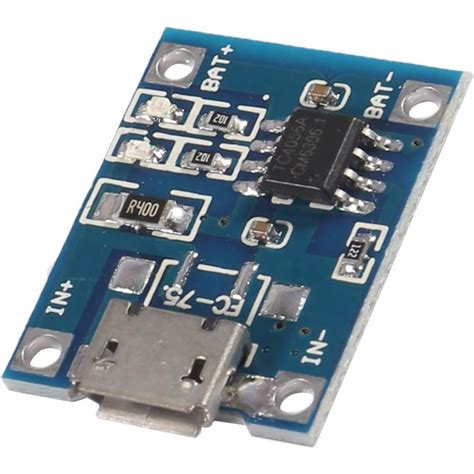 TC4056 1A Li-Ion Lithium Battery Charging Module – Micro B USB