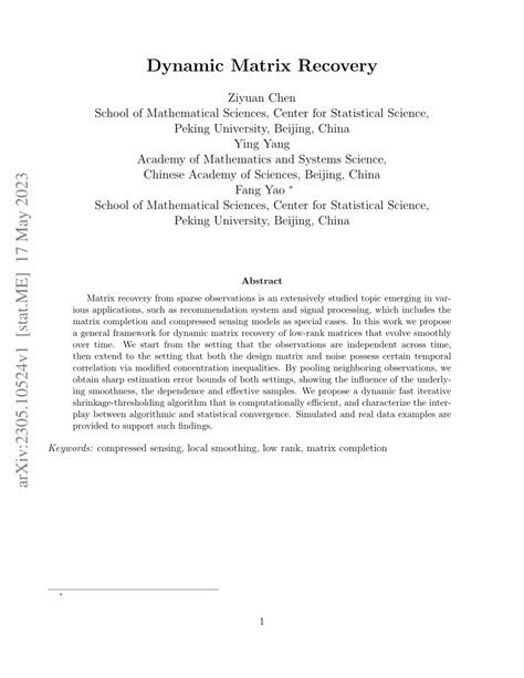 Rezultat imagine pentru Matrix Recovery