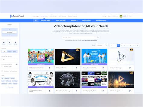 Rezultat imagine pentru Renderforest Software