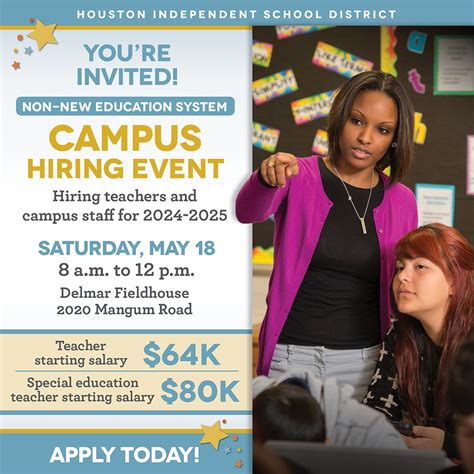 HISD hosts job fair for new teachers and campus staff amid job cuts ...