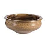Caffeine Ceramic Handmade Mustard Studio Serving Bowl 6 inch 400ml ...
