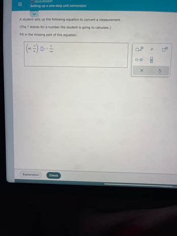 Image result for Setting Up the Math for a One Step Problem with Unit Conversion