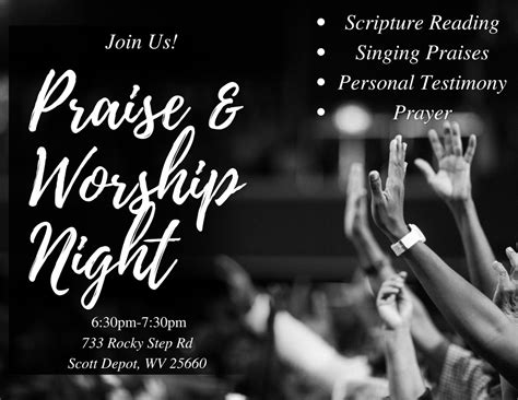 Praise and Worship Night, 733 Rocky Step Road, Scott Depot, WV, United ...