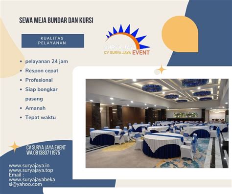 Rental Meja Bundar Buat Acara Lengkap Plus Cover - Pusat Sewa Alat Dan ...